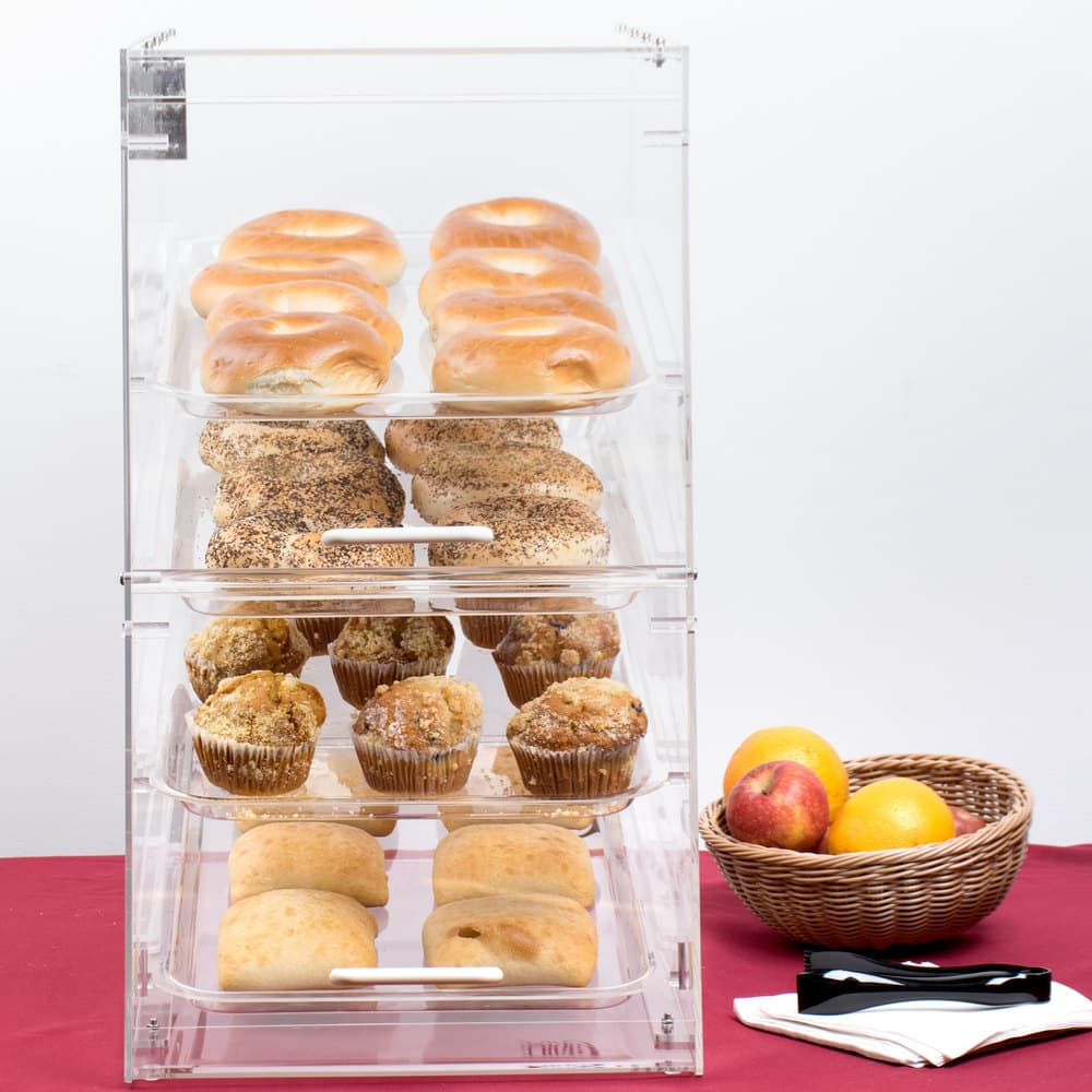 Whosale Clear Square Acrylic Bread Case china made